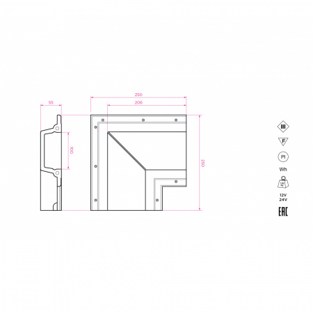 Профильная система освещения Stellanova SABER 100.6