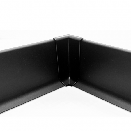 Внутренний угол алюминиевого плинтуса 60 мм