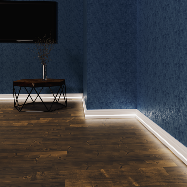 Плинтус для подсветки LED «EVROWOOD» PN 100 2000х100х16 мм.