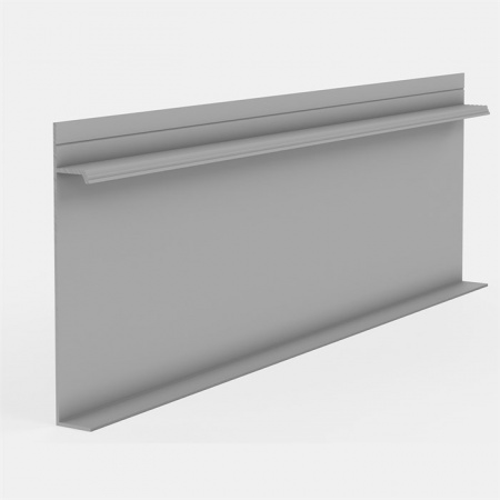 Плинтус скрытого монтажа Pro Design Universal 235 анод. алюминий