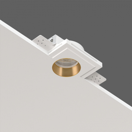 Встраиваемый потолочный светильник Stellanova LED MR16 METAL QUASAR 55 FLAT BRASS