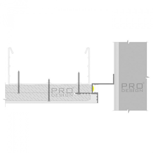 Парящий потолочный профиль Pro Design Gipps 602