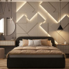 Модульная стеновая 3D панель с LED подсветкой CRYSTAL / АМАРОК