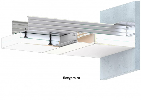 Flexy GIPS LINE 35 - световой профиль. Длина 2 м.п.