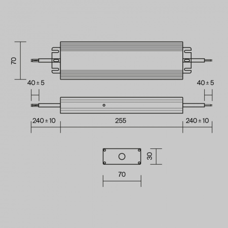 Источник напряжения Technical PSL008-200W-48V-IP67