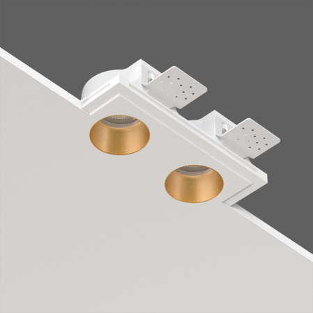 Встраиваемый потолочный светильник Stellanova LED MR16 METAL QUASAR 55 DUO BRASS