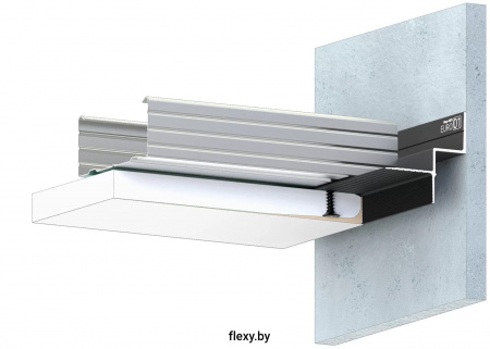 Flexy GIPS EURO 01/FLY01 - теневой профиль для гипсокартона. Длина 2 м.п.