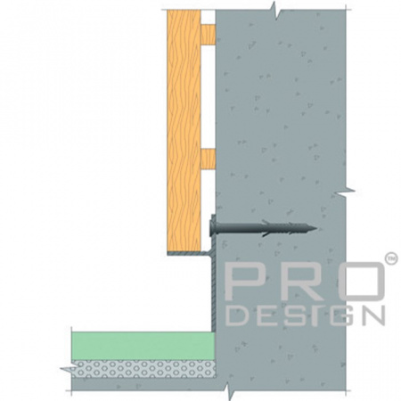 Плинтус скрытого монтажа Pro Design Panel 7208