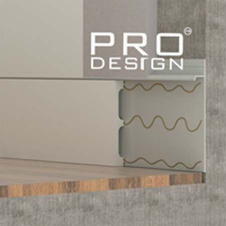 Вставка в плинтус Pro Design 80 мм (дюрополимер)