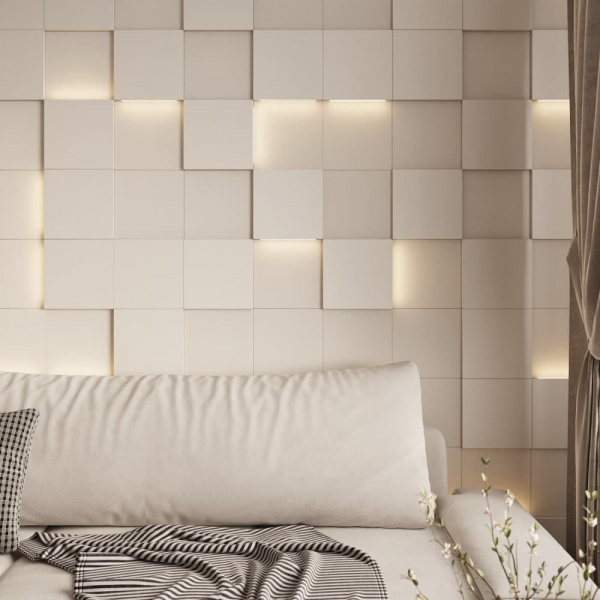 Модульная стеновая 3D панель с LED подсветкой  PIXEL / АМАРОК