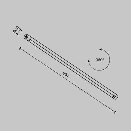 Светильник Technical C147CL-L900-24W3K-B