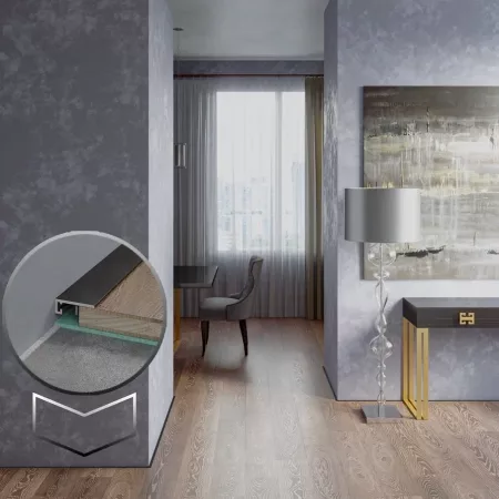Микроплинтус LACONISTIQ MICRO 15. Длина 2.45 м.п. — фото 3