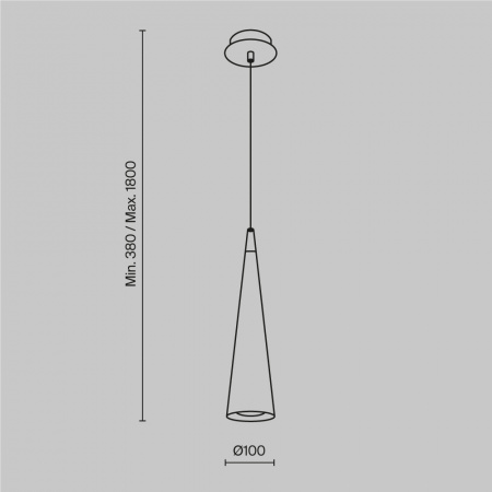 Подвесной светильник Technical P318-PL-01-N