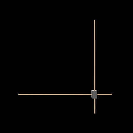 Настенный светильник (бра) Technical C070WL-L12GB3K