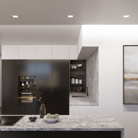 Потолочный гипсовый светильник Stellanova MAIA 80 FLAT