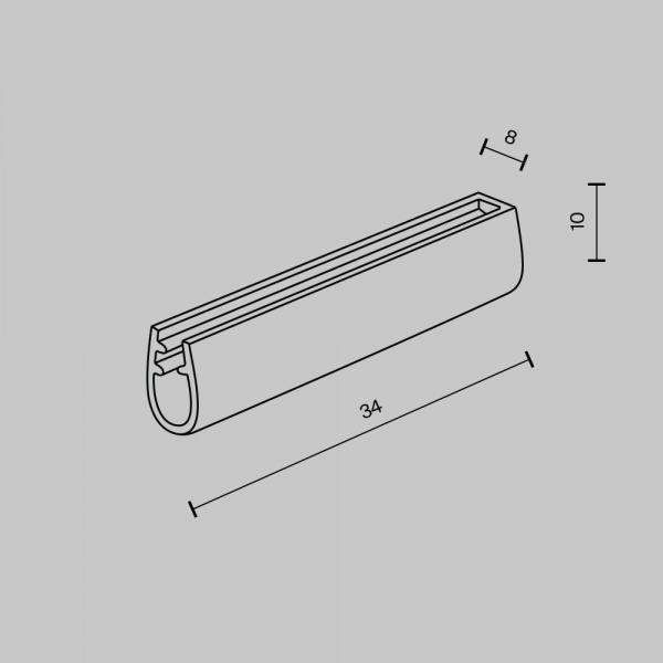 Комплектующие для текстильной подвесной системы Technical TRA130BEC-B