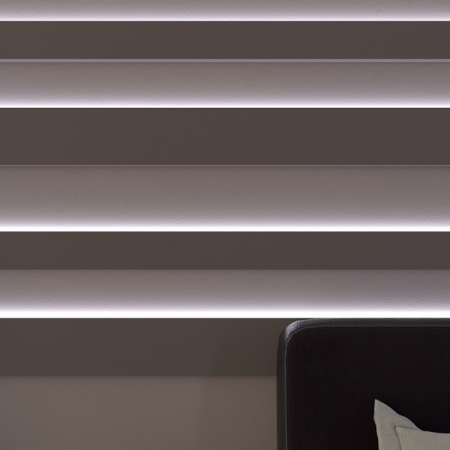 Молдинг для подсветки LED «EVROWOOD» M07 2000х120х18 мм.