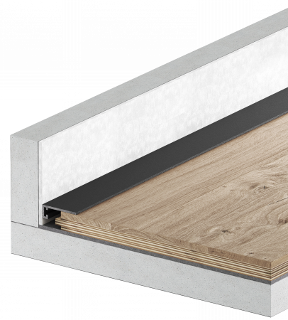 Микроплинтус МП-18. Длина 2 м.п. 6 пружин.