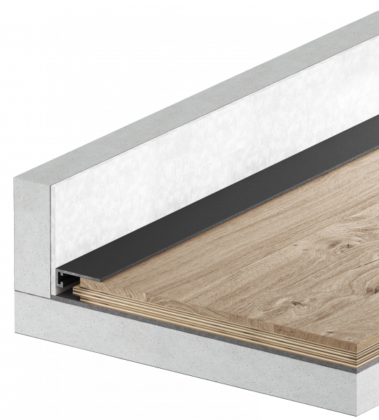 Микроплинтус МП-18. Длина 2 м.п. 6 пружин.